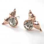 Angel Wings Feather Stud E..